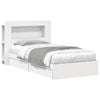 vidaXL Bedframe met opslag met lade Wit 80 x 200 cm Bewerkt hout