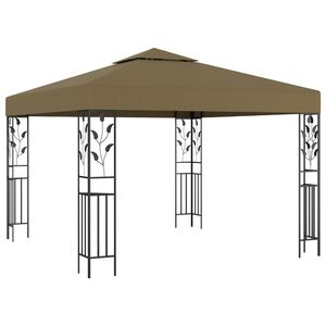 vidaXL Prieel 180 g/m&sup2; 3x3 m taupe