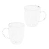 HI Cappuccinoglazenset 2-delig 270 ml transparant