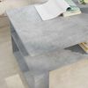 vidaXL Salontafel Beton Grijs 90 x 50 x 40 cm Bewerkt hout