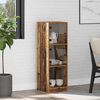 vidaXL Highboard Oud Hout 35 x 37 x 109 cm Bewerkt hout
