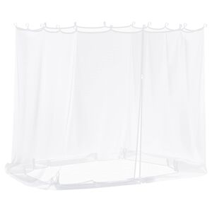 vidaXL Muggennet voor het prieel 220 mesh Wit 2 x 2 x 2 m Polyester