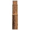 vidaXL Wandschap 80x15x78,5 cm bewerkt hout oud houtkleurig