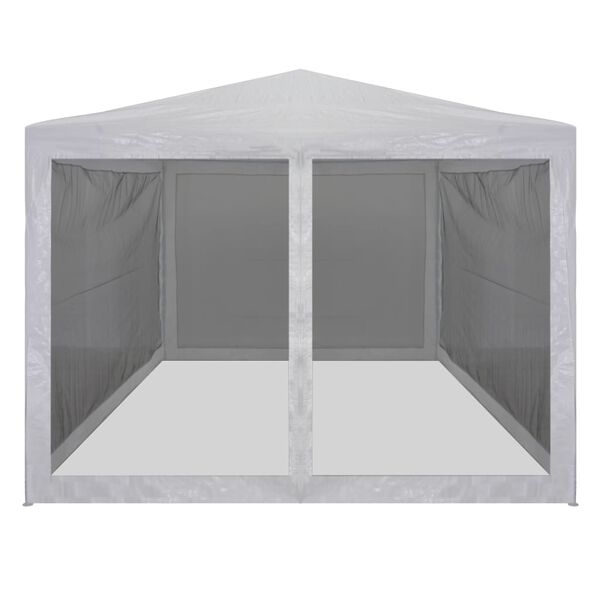 vidaXL Partytent met 4 mesh zijwanden 4x3 m