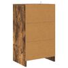 vidaXL Nachtkastjes 2 pcs Gerookt eiken 40 x 30 x 467 cm Bewerkt hout