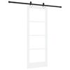 vidaXL Schuifdeur ORKDAL Wit en zwart 78 x 202 cm