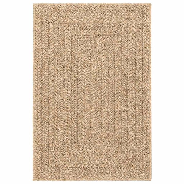 vidaXL Vloerkleed ZIZUR beige binnen en buiten 140x200 cm jute look