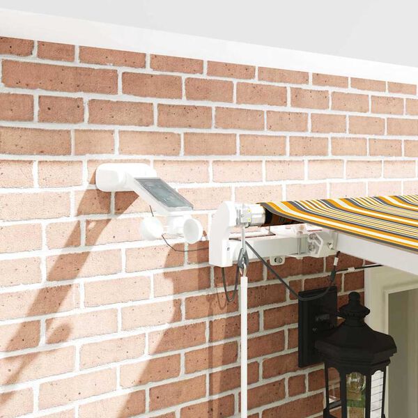 vidaXL Inklapbaar Zonnescherm Multikleur 600 &times; 350 cm