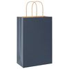 vidaXL Papieren zakjes 50 st met hengsels 21x11x31 cm blauw