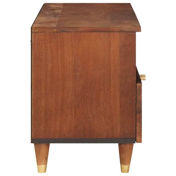 vidaXL Media-opslagkasten en rekken met lade Bruin 80 x 33.5 x 46 cm