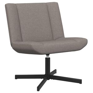 vidaXL Draaistoel Taupe 63 x 75 x 76 cm Stof