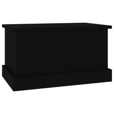 vidaXL Opbergbox 50x30x28 cm bewerkt hout zwart
