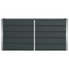 vidaXL Plantenbak Antraciet 160 x 40 x 75 cm Staal