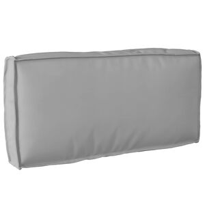 vidaXL Kussen Oxford Stof Grijs 80 x 40 x 12 cm