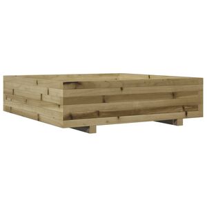 vidaXL Plantenbak 90x90x26,5 cm ge&iuml;mpregneerd grenenhout