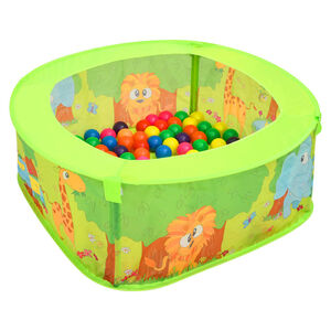 vidaXL Ballenbak voor kinderen met 50 ballen 75x75x32 cm