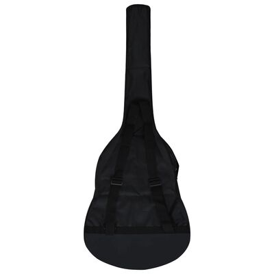 vidaXL Gitaartas voor 4/4 klassieke gitaar 100x37 cm stof zwart