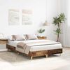 vidaXL Bedframe zonder matras 140x190 cm spaanplaat bewerkt hout