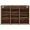 vidaXL Schoenenkast met plank Oudhout 77,5 x 30 x 51 cm Bewerkt hout