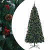 vidaXL Kunstmatige kerstboom met scharnieren en kerstballen 400 cm