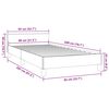 vidaXL Bedframe met hoofdeinde zonder matras 80x200 cm stof blauw