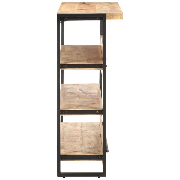 vidaXL Bartafel 120x40x101 cm ruw mangohout