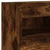 vidaXL Tv-wandmeubel met LED-verlichting 40x30x40 cm gerookt eiken