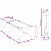 vidaXL Opvouwbaar Camping Bed 2 pcs Rood 210 x 80 x 46 cm Oxford stof
