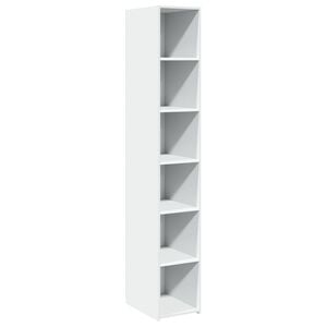 vidaXL Hoge kast 30x41x185 cm bewerkt hout wit