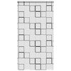vidaXL Doucherolgordijn met cassette 130x240 cm stofbreedte 126 cm