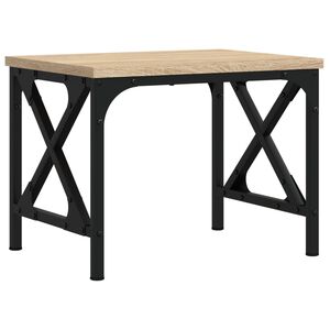 vidaXL Printerstandaard 40x30x31 cm bewerkt hout sonoma eikenkleurig