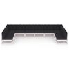 vidaXL 10-delige Loungeset met kussens massief grenenhout wit