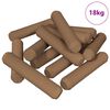vidaXL Houten Dowels 18000 pcs Bruin Massief hout