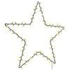 vidaXL Kerstverlichting ster silhouet 115 LEDs warm wit