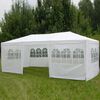 HI Tuinpaviljoen met zijwanden 3x6 m Wit