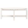 vidaXL Salontafel 87x48x35 cm massief grenenhout wit
