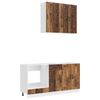 vidaXL Keukenblok KALMAR 5 st Oud hout Bewerkt hout