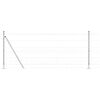 vidaXL Afrasteringspaal Gegalvaniseerd 50 x 1 m Staal