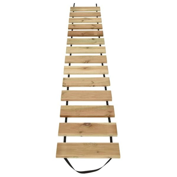 vidaXL Tuinpad oprolbaar 50x300 cm ge&iuml;mpregneerd grenenhout