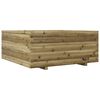 vidaXL Plantenbak 110x110x49,5 cm ge&iuml;mpregneerd grenenhout