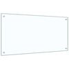 vidaXL Spatscherm keuken 100x50 cm gehard glas transparant