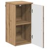vidaXL Badkamer Kast Wandgemonteerd Artisan Eiken 30 x 31,5 x 61 cm