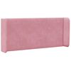 vidaXL Hoofdbord oor Roze 40,5 x 40,5 x 4 cm Fluweel