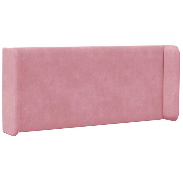 vidaXL Hoofdbord oor Roze 40,5 x 40,5 x 4 cm Fluweel