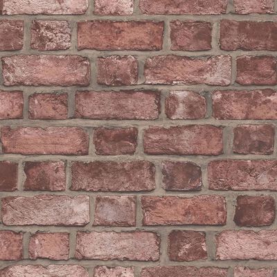 Noordwand Behang Homestyle Brick Wall rood