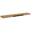 vidaXL Wandplank met opslag 2 pcs Bruin 120 x 23,5 x 4 cm Bewerkt hout