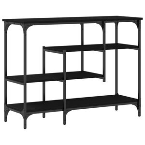 vidaXL Console Tafel Zwart eiken 100 x 35 x 75 cm
