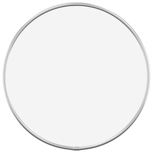 vidaXL Wandspiegel rond &Oslash;30 cm zilverkleurig