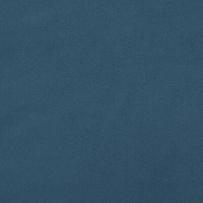 vidaXL Bedframe fluweel donkerblauw 90x200 cm