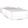 vidaXL Boxspring bed kunstleer grijs 80x200 cm
